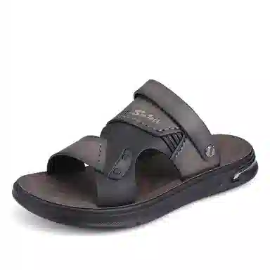 潮泽 超纤皮 舒适外穿 沙滩凉鞋 男女同款