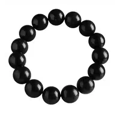 吉千年 印尼沉水级精品乌木紫光檀香 木作 手串 男女同款情侣款 黑檀