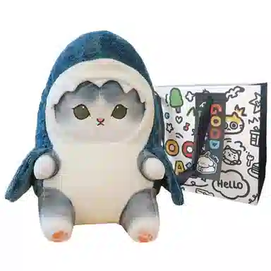 公主恋人 鲨鱼猫 玩偶 毛绒公仔