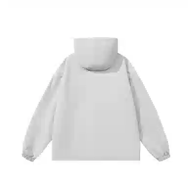 三体 游戏系列 简约基础款字母印花休闲美式复古高街潮牌户外工装机能风多巴胺宽松防风防寒百搭日系连帽长袖夹克外套 男女同款