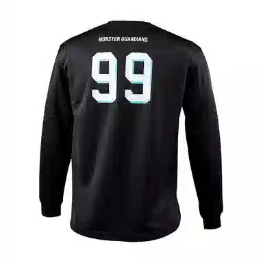 Monster Guardians Heavyweight Crewneck Long Sleeve Tee Black