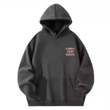 WARNING LIGHT Cross Print Hoodie