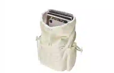 TURN UP Backpack Beige
