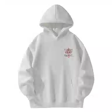 WARNING LIGHT Cross Print Hoodie