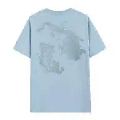 Kissmark Shadow Dragon Embroidery T-Shirt