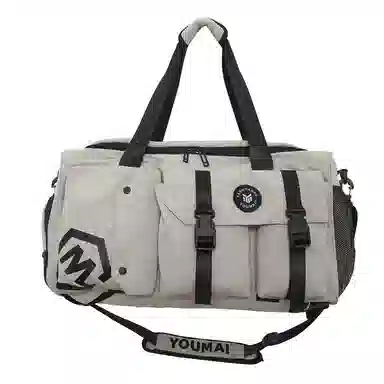 醇龙 休闲简约多功能干湿分离旅游时尚百搭 牛津复合布 旅行包 常规 男女同款情侣款 黑/卡其/红/粉/紫/黄/青绿/牛仔蓝/军绿