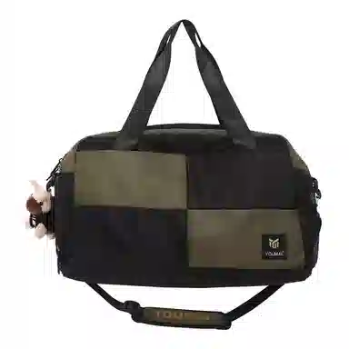 醇龙 大容量干湿分离时尚 尼龙 单肩包 男女同款情侣款 黑/红/黄/卡其/青绿/军绿/粉