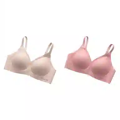 俞兆林 无钢圈不跑杯薄款上托无痕聚拢防下垂收副乳文胸 女款 组合装