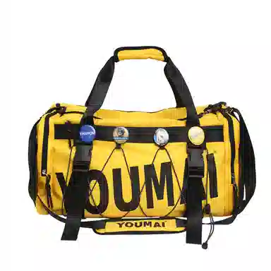 醇龙 多功能干湿分离休闲简约短途旅游时尚百搭 尼龙布 旅行包 男女同款情侣款 黑/青绿/军绿/黄/粉/卡其