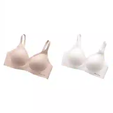 俞兆林 无钢圈不跑杯薄款上托无痕聚拢防下垂收副乳文胸 女款 组合装