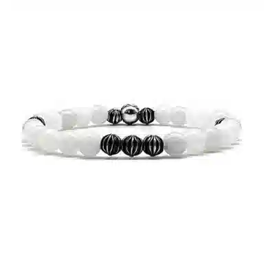 Chrome Hearts Black White Beaded Bracelet