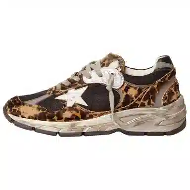 Golden Goose Super-Star Leopard Brown
