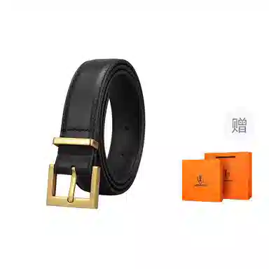 杰伦欧斯 装饰针扣配牛仔裤配西装真皮 头层牛皮 皮带 女款