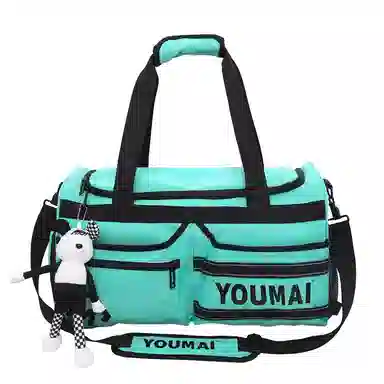 醇龙 中性风休闲简约旅游时尚百搭多功能 尼龙布 旅行包 男女同款情侣款 黑/黄/紫/红/灰/青绿/粉