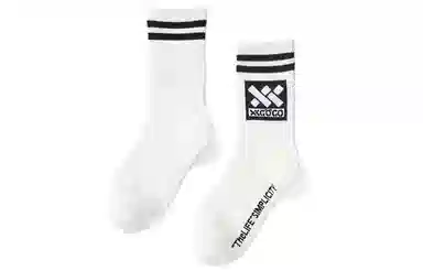 XXGOGO Striped Mid-Calf Socks