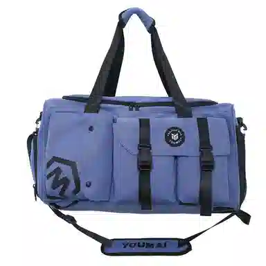 醇龙 休闲简约多功能干湿分离旅游时尚百搭 牛津复合布 旅行包 常规 男女同款情侣款 黑/卡其/红/粉/紫/黄/青绿/牛仔蓝/军绿