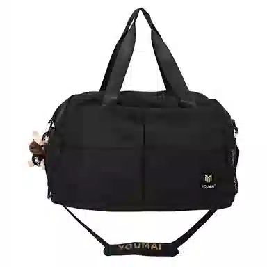 醇龙 大容量干湿分离时尚 尼龙 单肩包 男女同款情侣款 黑/红/黄/卡其/青绿/军绿/粉