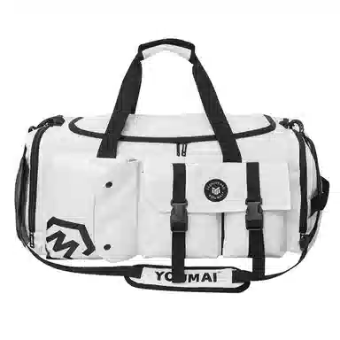 醇龙 大容量多功能干湿分离带独立鞋仓 牛津布 旅行包 男女同款情侣款 黑/黄/灰/白/紫/粉/青绿/桔红