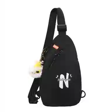 小清新学院初中高中多功能耐磨防水风百搭高质量 尼龙 胸包单肩包 男女同款情侣款 多色