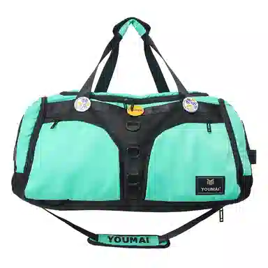 醇龙 大容量干湿分离多功能 尼龙 旅行包 男女同款情侣款 黑/黄/卡其/粉/军绿/青绿/蓝