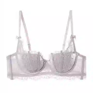 内在密码 超薄透气蕾丝兔耳朵内衣女防下垂聚拢大胸显小文胸