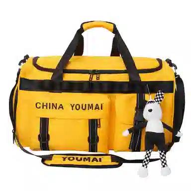 醇龙 多功能大容量干湿分离多功能 尼龙布 旅行包 男女同款情侣款 黑/青绿/军绿/红/黄/卡其/粉