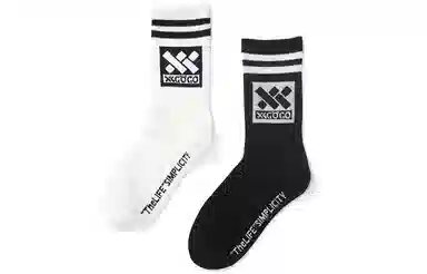 XXGOGO Striped Mid-Calf Socks