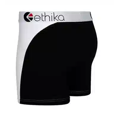 Ethika Logo Print Boxer Briefs White