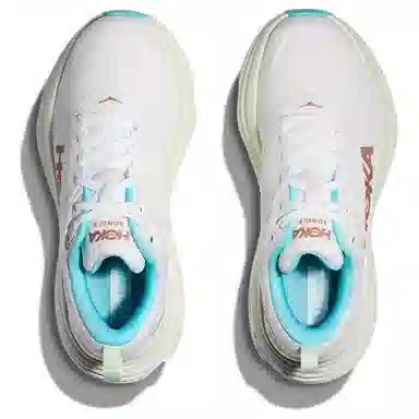 HOKA ONE ONE Bondi 8 White Blue