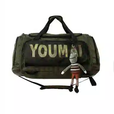 醇龙 大容量多功能干湿分离带独立鞋仓 尼龙 旅行包 男女同款情侣款 黄/青绿/卡其/军绿/粉/黑