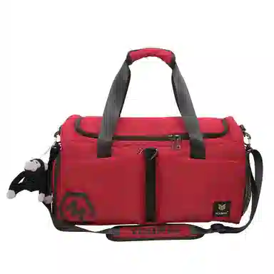 醇龙 多口袋 大容量 干湿分离 尼龙布 单肩斜挎旅行包 常规 男女同款情侣款 黑/卡其/粉/黄/红/青绿/蓝/军绿