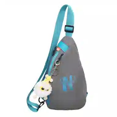 小清新学院初中高中多功能耐磨防水风百搭高质量 尼龙 胸包单肩包 男女同款情侣款 多色