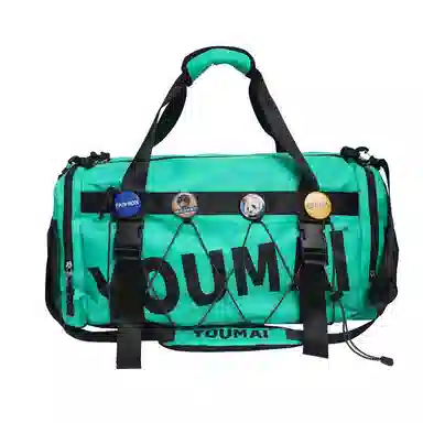 醇龙 多功能干湿分离休闲简约短途旅游时尚百搭 尼龙布 旅行包 男女同款情侣款 黑/青绿/军绿/黄/粉/卡其