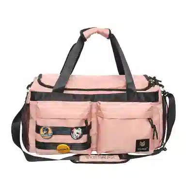 醇龙 大容量干湿分离时尚休闲 尼龙布 单肩包 男女同款情侣款 黑/青绿/黄/蓝/军绿/粉/卡其