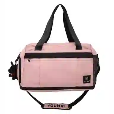 醇龙 中性风休闲简约短途旅游时尚百搭 尼龙 旅行包 常规 男女同款情侣款 黑/红/黄/卡其/青绿/军绿/粉