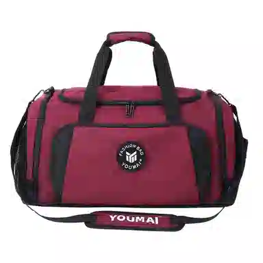 醇龙 多功能大容量干湿分离 牛津布 旅行包 男女同款情侣款 酒红色 青绿色/牛仔蓝色/黑色/灰色/黄色/紫色