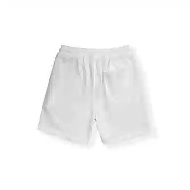 我是大卫 日系简约百搭阔腿五分裤慵懒宽松休闲短裤 男女同款 白色