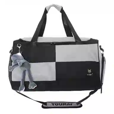 醇龙 大容量短途旅行干湿分离多用 牛津布 单肩包 男女同款情侣款 黑/青绿/蓝/灰/粉/紫/黄/红/白