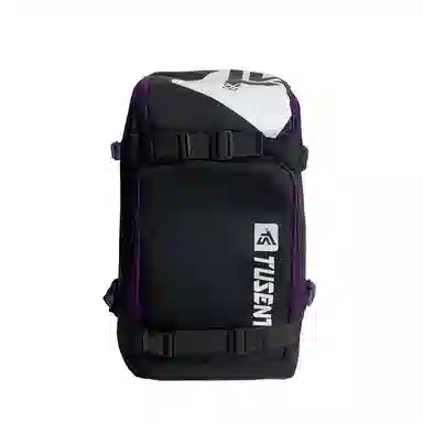 彤彤兔 旅行 牛津布 双肩包 黑黄/黑桔/黑绿/黑紫