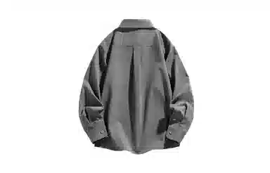 日系文艺简约多巴胺口袋款外套休闲简约宽松通勤打底长袖衬衫 男女同款