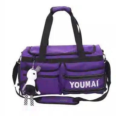 彤彤兔 大容量干湿分离轻便 尼龙 双肩包 黑色/黄色/紫色/红色/灰色/粉色/青绿色