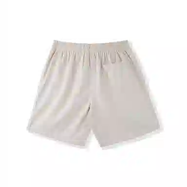 我是大卫 日系韩版百搭直筒休闲短裤 男女同款 杏色