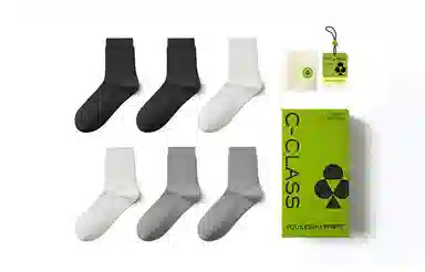 Youkeshu Sport Socks Mid-Crew 4-Pack