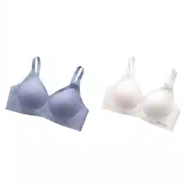 俞兆林 无钢圈不跑杯上托无痕聚拢防下垂收副乳薄款文胸 女款 组合装