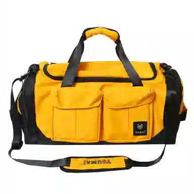 醇龙 大容量干湿分离多功能轻便防水 尼龙拼牛津布 旅行包 常规 男女同款情侣款 黄色/粉色/绿色/红色/黑色/卡其色