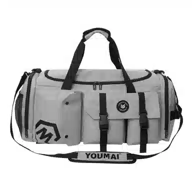 醇龙 大容量多功能干湿分离带独立鞋仓 牛津布 旅行包 男女同款情侣款 黑/黄/灰/白/紫/粉/青绿/桔红