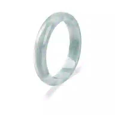 重庆金店 飘花翠绿新中式国潮古风贵妃气质复古民族风汉服旗袍小众清新雅致叠戴 琉璃 玉石手镯 男女同款情侣款