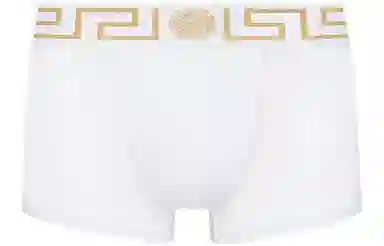 Versace Medusa Logo Boxer Briefs White
