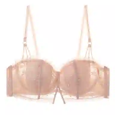 内在密码 文胸系列 兔耳朵软钢圈蕾丝半杯薄款文胸