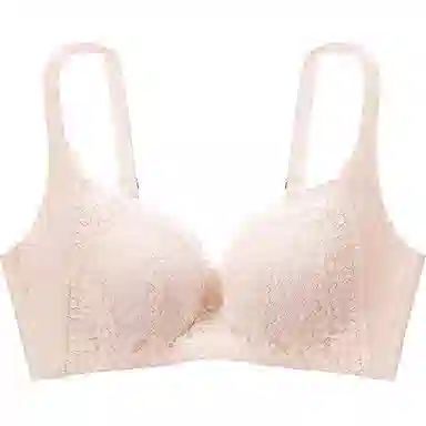 都市丽人 益母草抗菌蕾丝内衣女透气收副乳手掌杯聚拢文胸 女款